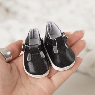 Обувь для кукол - сандалики 5 см (чёрные)