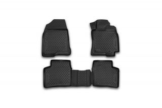Коврики 3D в салон TOYOTA Prius-20 RH /DAA-NHW20/, 09/2003-05/2009, правый руль. (полиуретан)