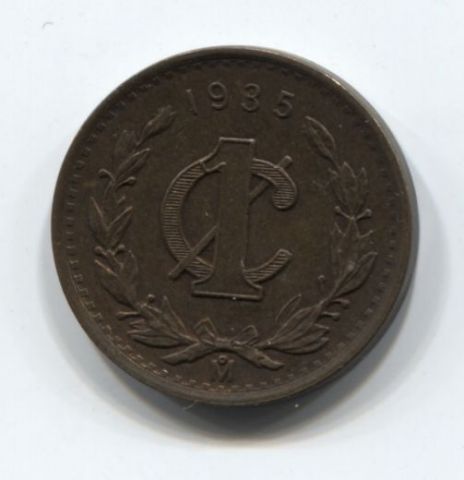 1 сентаво 1935 года Мексика AUNC