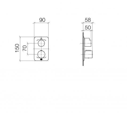 Dornbracht Lisse смеситель для душа 36425845 схема 1