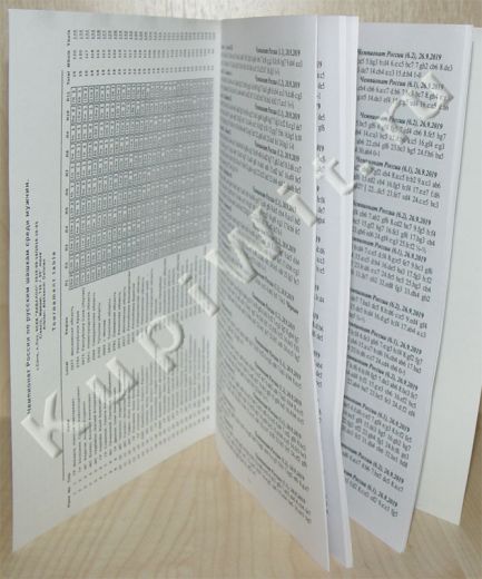 Сборник партий чемпионата России - 2019