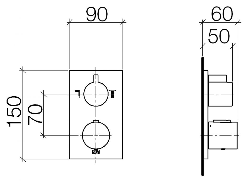 Dornbracht Symetrics смеситель для ванны/душа 36426670 ФОТО