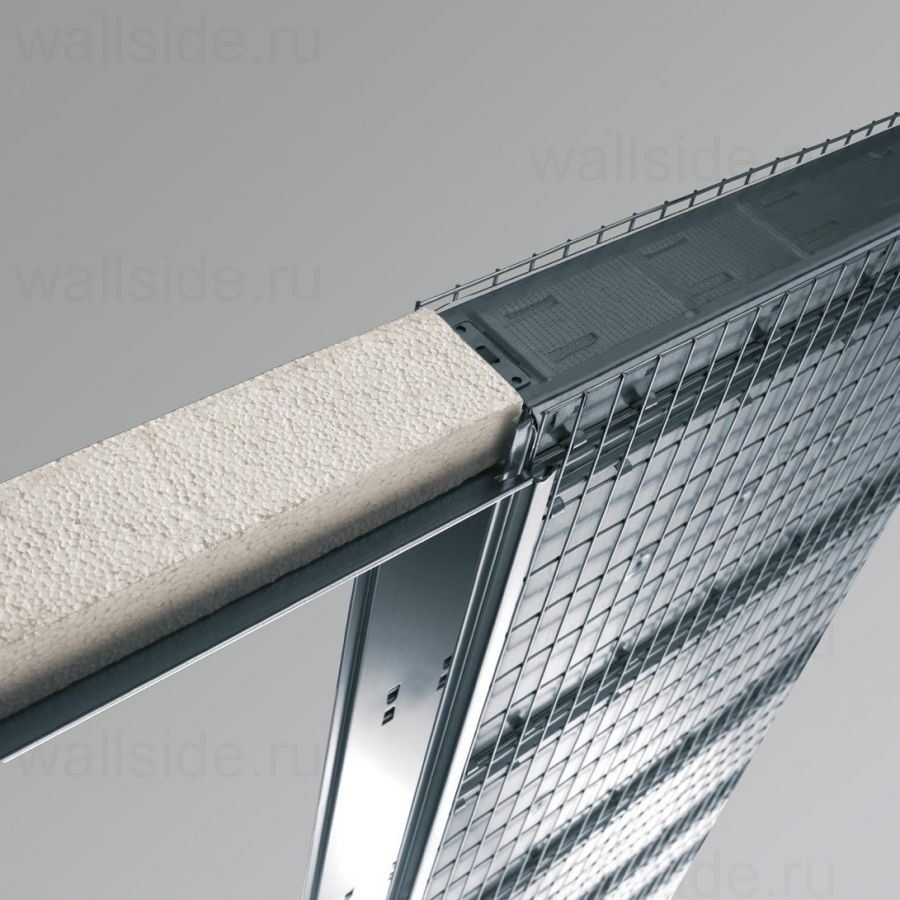 Пенал Eclisse Unico Single для дверей 2000 мм, 108 мм под штукатурку