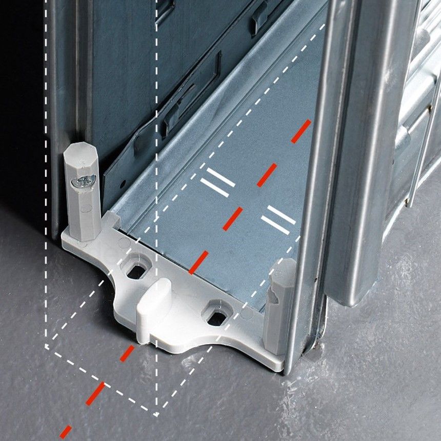 Пенал Eclisse Unico Single для дверей 2100 мм, 108 мм под штукатурку