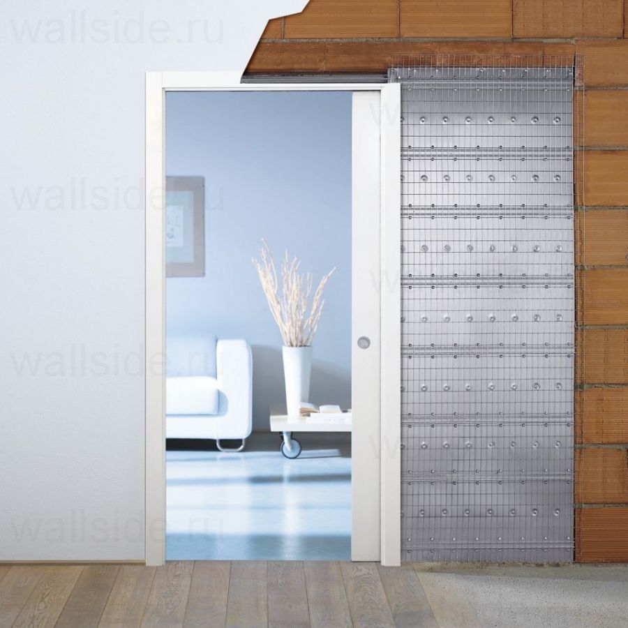 Пенал Eclisse Unico Single для дверей 2100 мм, 108 мм под штукатурку