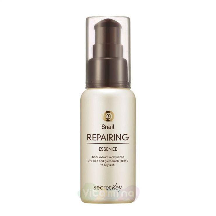 Secret Key Восcтанавливающая эссенция для лица с экстрактом слизи улитки Snail Repairing Essence, 50 мл