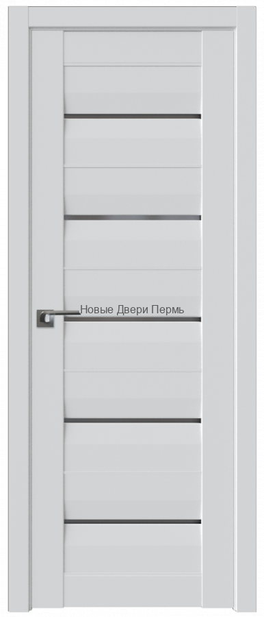 48U АЛЯСКА стекло Графит - PROFIL DOORS межкомнатные двери