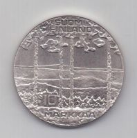 10 марок 1975 года AUNC Финляндия
