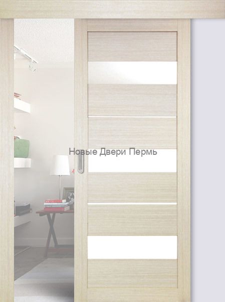 Раздвижная дверь La Stella 200 Экошпон 4 цвета