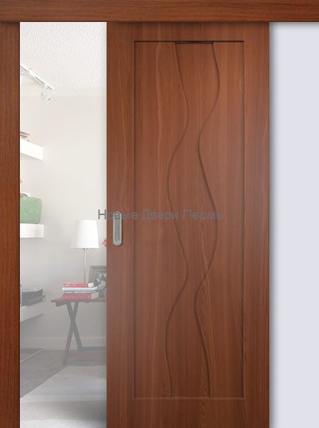 Раздвижная дверь Вираж ДГ с ПВХ покрытием