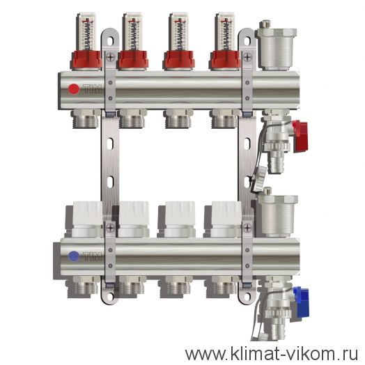 Коллектор в сборе с расходомерами ICMA  1"/3/4" (6)