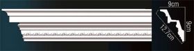 Карниз Потолочный Perfect AA119 Д240xШ9xВ9 см /Перфект