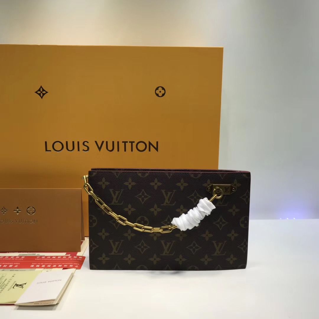 Папка клатч LV Pochette Chain