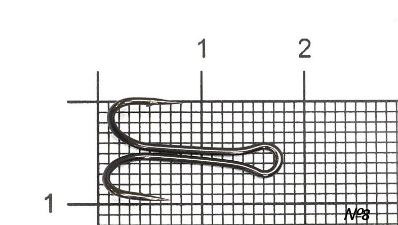 Крючок двойник KOI "SHORT DOUBLE HOOK" Уп. (10 шт.)