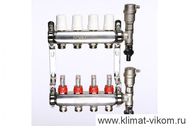 Коллектор с расходомерами ICMA  1"/3/4" (4)