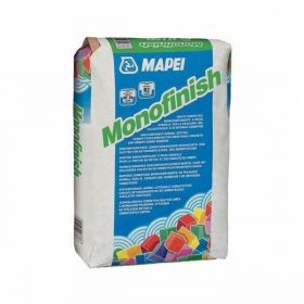 Смесь Финишная Mapei Monofinish 22кг Безусадочная, Быстротвердеющая, с Высокой Механической Прочностью, Толщина Нанесения 1-3 мм / Мапей Монофиниш