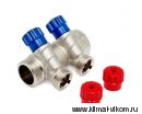 Коллектор с регул. вентилями 1*2 вых.1/2 нар. VALTEC
