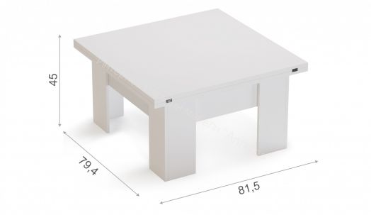 ﻿Стол-трансформер Империал Белый