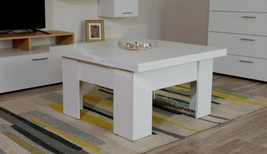 ﻿Стол-трансформер Империал Белый