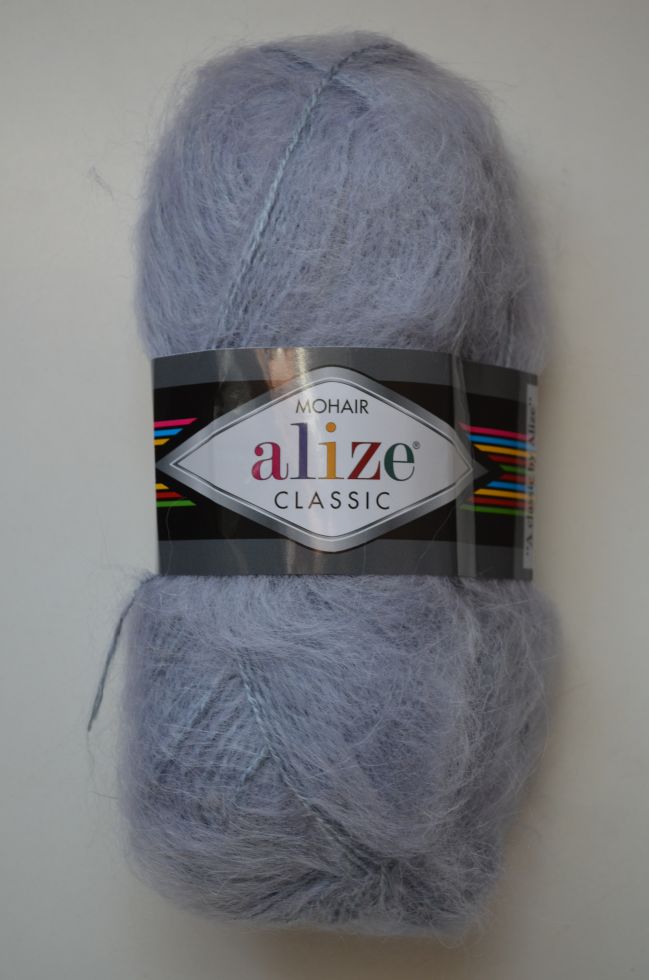 Mohair classik (Alize) 21-серый