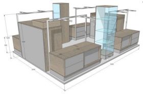 Павильон для одежды и аксессуаров