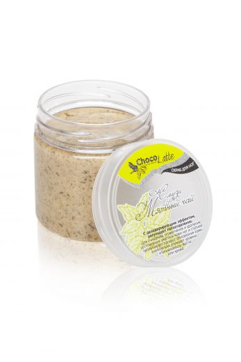 Скраб для ног СМУЗИ МЯТНЫЙ ЧАЙ Дезодорирующий, 170ml
