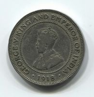 1/2 пенни 1918 года Ямайка