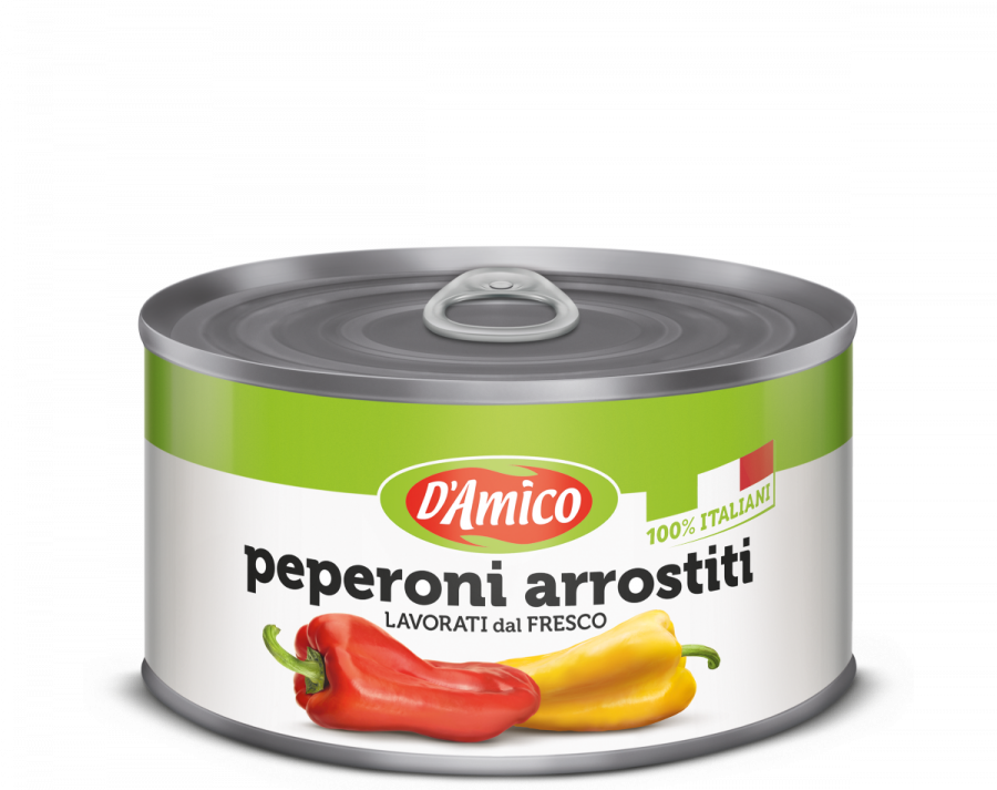 Перец на гриле 400 г, Peperoni arrostiti D'Amico 400 gr.