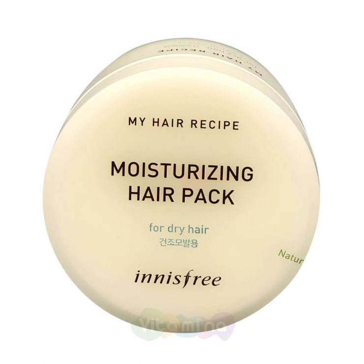 Innisfree Увлажняющая маска для сухих волос My Hair Recipe Moisturizing Hair Pack For Dry Hair, 100 мл