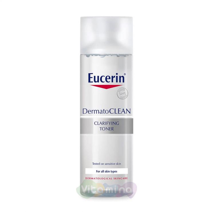 Eucerin Dermatoclean Освежающий и очищающий тоник, 200 мл