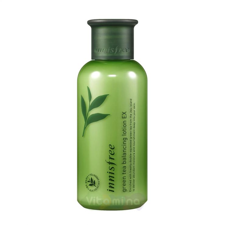 Innisfree Лосьон для лица на основе экстракта зеленого чая Green Tea Balancing Lotion EX, 160 мл