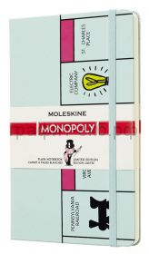 Книжка зап.Moleskine Large MONOPOLY Board нелинованная черный LEMOQP062