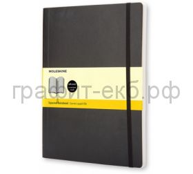 Книжка зап.Moleskine XLarge Soft Classik клетка черная QP622