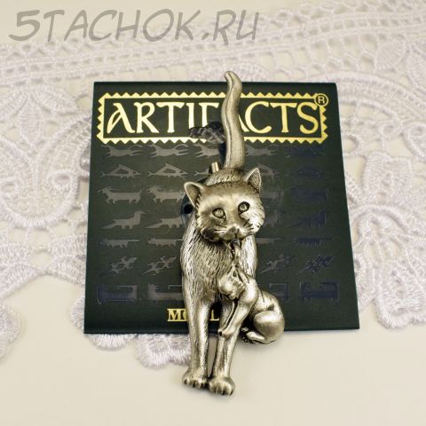 Брошь "Кошечка и котенок" (JJ США)