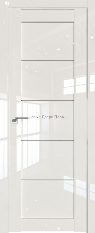 2.11L Магнолия люкс глянцевая дверь - PROFIL DOORS двери