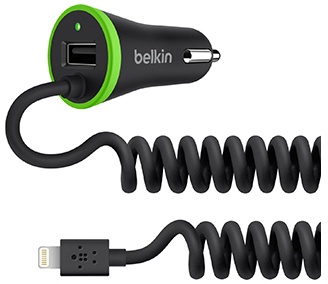 Автомобильное зарядное устройство Belkin для Apple (8pin) 3.4А (F8J154bt04)