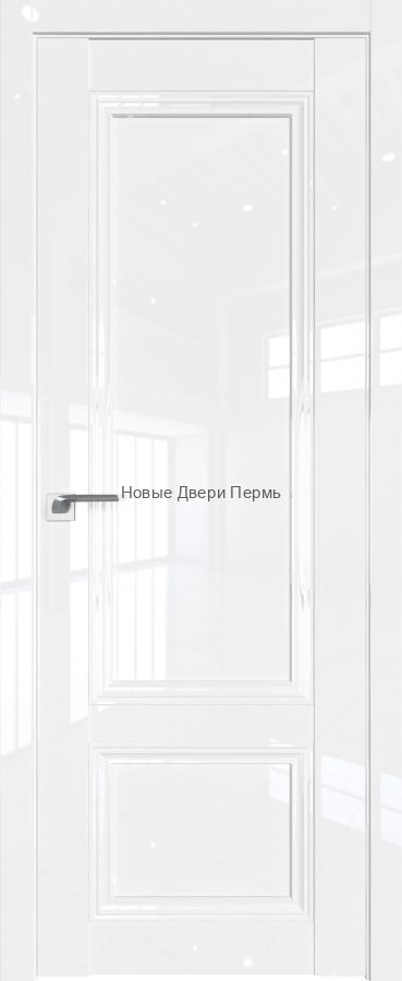 2.102 L Белый люкс глянцевая дверь - PROFIL DOORS двери