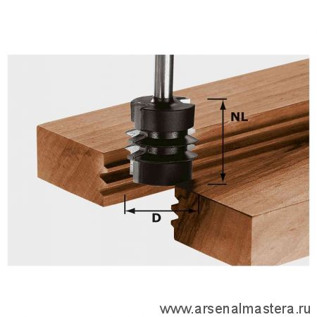 Фреза FESTOOL под склейку HW S8 D34/NL32 491034