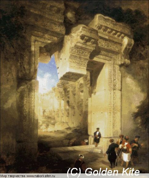 428 Gateway of the great temple at baalbec