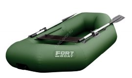 Одноместная гребная лодка ПВХ Fort Boat 200 зеленая