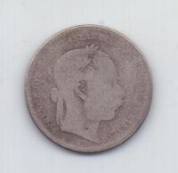 20 крейцеров 1869 года Редкий год Венгрия