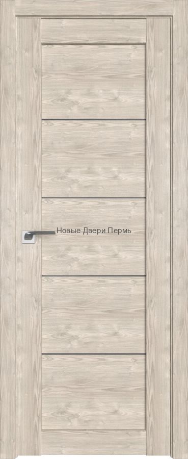 2.11 XN Каштан светлый стекло Графит дверь PROFIL DOORS межкомнатная