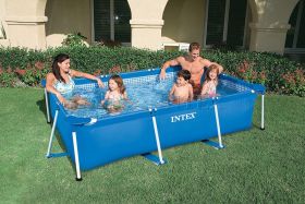 Каркасный бассейн 220 х 150 х 60 см Rectangular Frame Pool Intex 28270NP