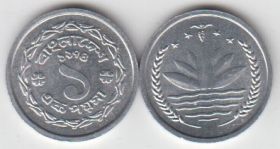 Бангладеш 1 пойша 1974 год UNC