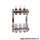 ALT-Kgr Колл. гр. с расходомерами, дренаж. краном и воздухоотвод., сталь 1"*6*3/4"