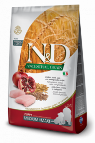 N&D Low Grain CHICKEN & POMEGRANTE Puppy medium&maxi (курица+гранат для щенков средних и крупных пород)