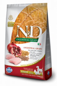N&D Low Grain CHICKEN & POMEGRANTE Senior Mini (курица+гранат для пожилых собак средних и мелких пород)