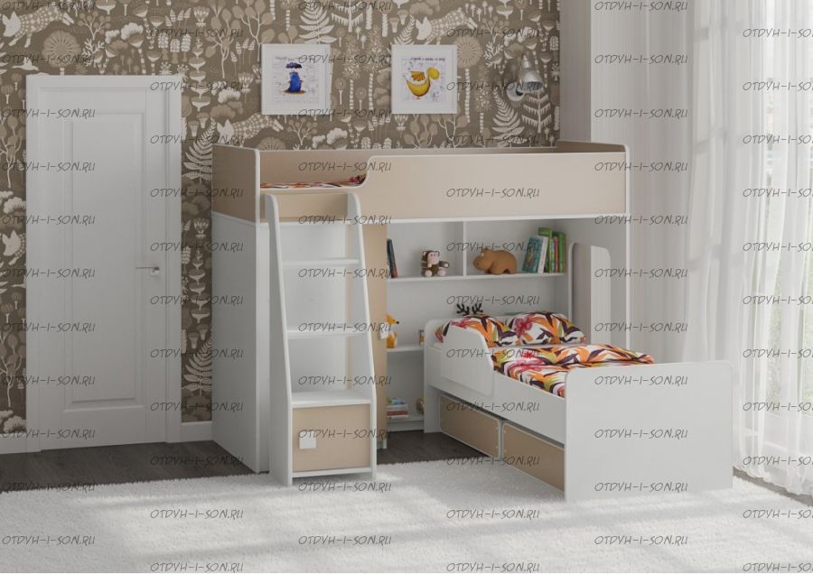 Кровать двухъярусная Легенда 42.2.2