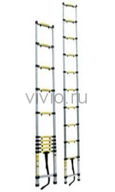 Лестница телескопическая 14ступеней 4100мм