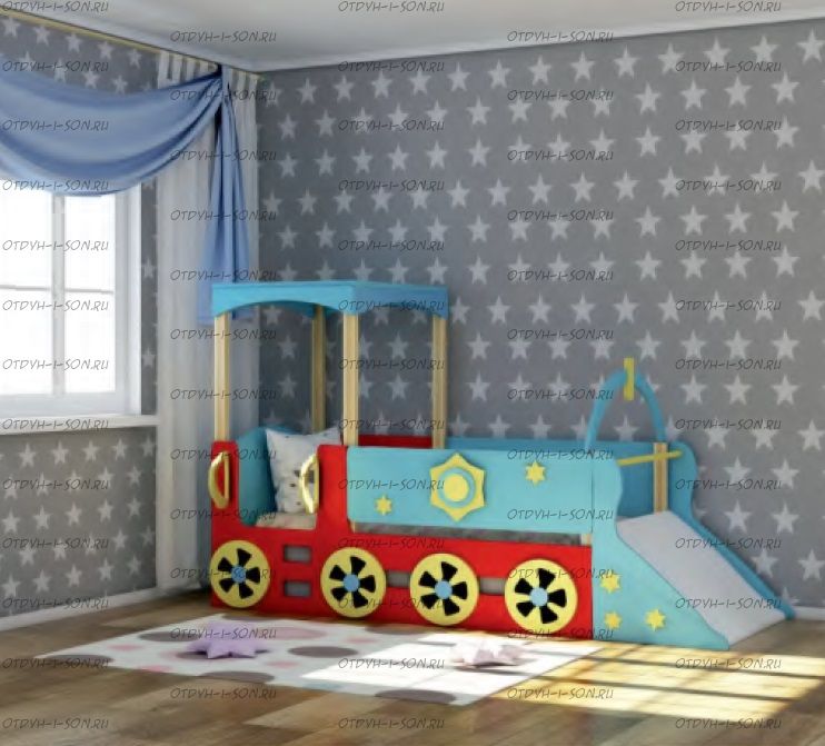 Кровать-паровозик Fantasy №К